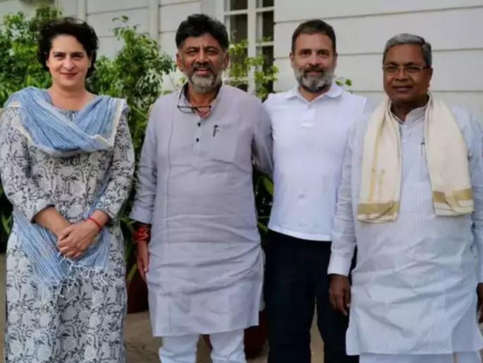 Power Show in Karnataka; Siddaramaiah, Shivakumar will take oath as Chief Minister, Deputy Chief Minister today | कर्नाटकात शक्तिप्रदर्शन; सिद्धरामय्या, शिवकुमार आज घेणार मुख्यमंत्री, उपमुख्यमंत्री पदाची शपथ Power Show in Karnataka; Siddaramaiah, Shivakumar will take oath as Chief Minister, Deputy Chief Minister today | कर्नाटकात शक्तिप्रदर्शन; सिद्धरामय्या, शिवकुमार आज घेणार मुख्यमंत्री, उपमुख्यमंत्री पदाची शपथ