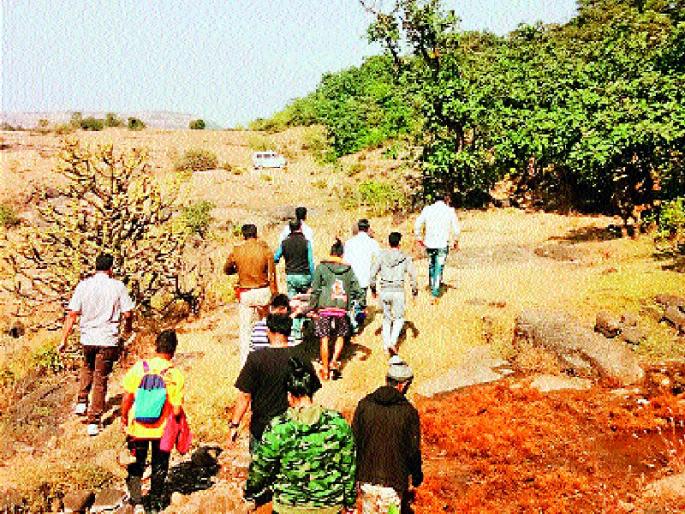 Given the trees in the valley, the Ganga survivor, the harrowing incident in the harbor | दरीत कोसळलेल्या तरुणाला झाडांनी दिले जीवदान , वानरलिंगी सुळक्यावरील घटना  Given the trees in the valley, the Ganga survivor, the harrowing incident in the harbor | दरीत कोसळलेल्या तरुणाला झाडांनी दिले जीवदान , वानरलिंगी सुळक्यावरील घटना