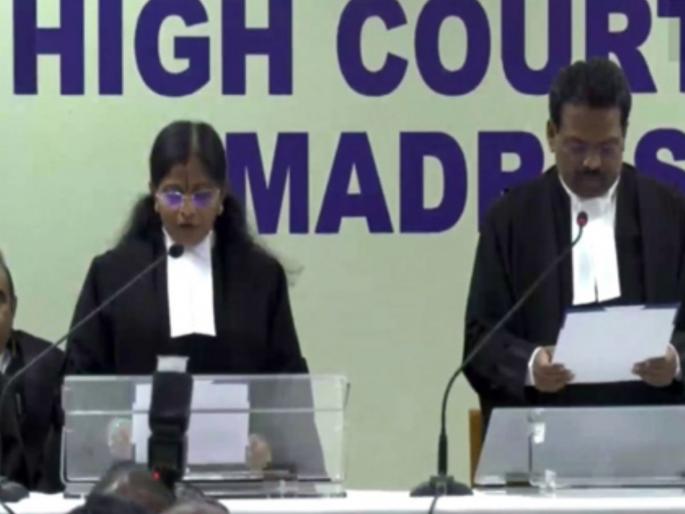 Victoria Gowri takes oath of office, Supreme Court rejects plea against appointment | व्हिक्टोरिया गौरी यांनी घेतली पदाची शपथ, नियुक्तीच्या विरोधातील याचिका सर्वोच्च न्यायालयाने फेटाळली Victoria Gowri takes oath of office, Supreme Court rejects plea against appointment | व्हिक्टोरिया गौरी यांनी घेतली पदाची शपथ, नियुक्तीच्या विरोधातील याचिका सर्वोच्च न्यायालयाने फेटाळली