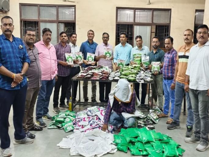 Agriculture department raid on bogus cotton seeds, Gujarat connection exposed; 442 packets worth 3.67 lakhs seized | बोगस कपाशी बियाण्यांवर ‘कृषी’ची धाड, गुजरात कनेक्शन उघड; ३.६७ लाखांची ४४२ पॅकेट जप्त Agriculture department raid on bogus cotton seeds, Gujarat connection exposed; 442 packets worth 3.67 lakhs seized | बोगस कपाशी बियाण्यांवर ‘कृषी’ची धाड, गुजरात कनेक्शन उघड; ३.६७ लाखांची ४४२ पॅकेट जप्त