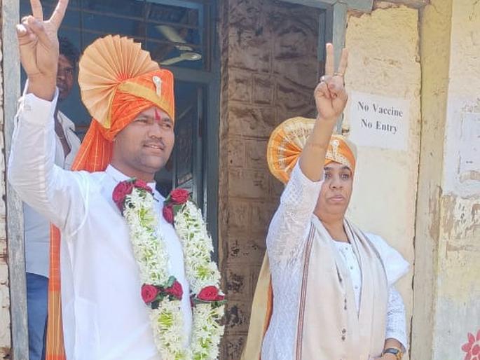 NCP's Karan Karwande elected as Peth Mayor; CPI's Afroza Sheikh elected as Deputy Mayor | पेठ नगराध्यक्षपदी राष्ट्रवादीचे करण करवंदे ;उपनगराध्यक्षपदी माकपाच्या अफ्रोजा शेख यांची निवड NCP's Karan Karwande elected as Peth Mayor; CPI's Afroza Sheikh elected as Deputy Mayor | पेठ नगराध्यक्षपदी राष्ट्रवादीचे करण करवंदे ;उपनगराध्यक्षपदी माकपाच्या अफ्रोजा शेख यांची निवड