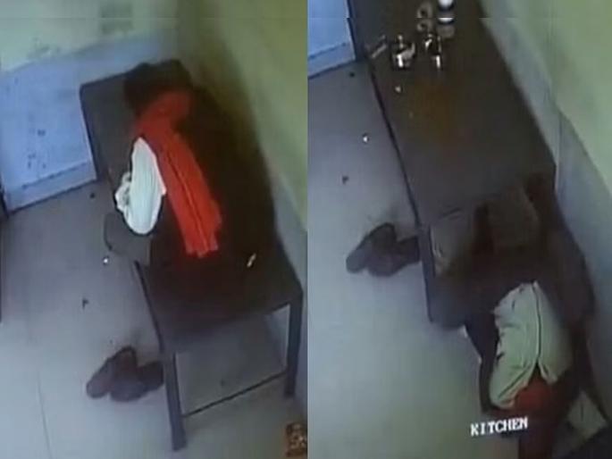 Madhya pradesh Toll Plaza employee dies while eating suddenly fell from the bench and everything ended in a moment watch live video | Video : जेवण करत होता टोल प्लाझा कर्मचारी, अचानक बेंचवरून कोसळला अन् क्षणात सर्व काही संपलं Madhya pradesh Toll Plaza employee dies while eating suddenly fell from the bench and everything ended in a moment watch live video | Video : जेवण करत होता टोल प्लाझा कर्मचारी, अचानक बेंचवरून कोसळला अन् क्षणात सर्व काही संपलं