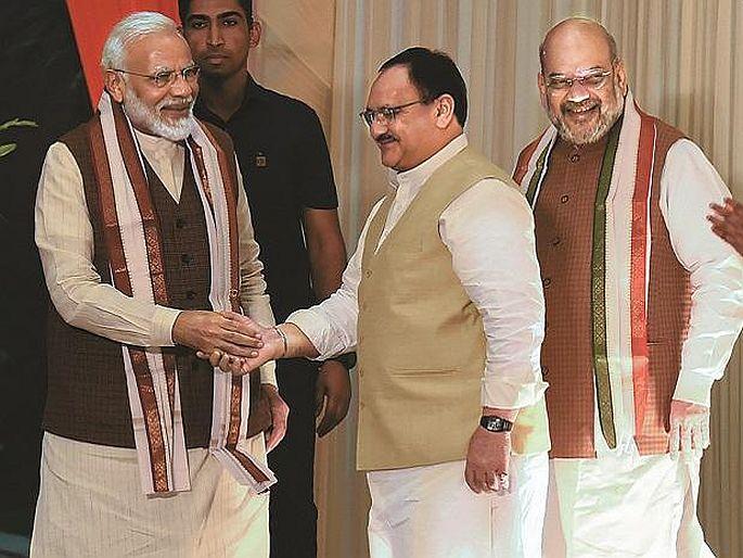 BJP corona criticism plan jp nadda to party workers on vaccination campaign under seva hi sangathan | भाजप संघ मार्गावर! कोरोनामुळे खराब झालेली प्रतिमा सुधारण्याचा प्रयत्न, कार्यकर्त्यांना दिले 'खास' निर्देश BJP corona criticism plan jp nadda to party workers on vaccination campaign under seva hi sangathan | भाजप संघ मार्गावर! कोरोनामुळे खराब झालेली प्रतिमा सुधारण्याचा प्रयत्न, कार्यकर्त्यांना दिले 'खास' निर्देश