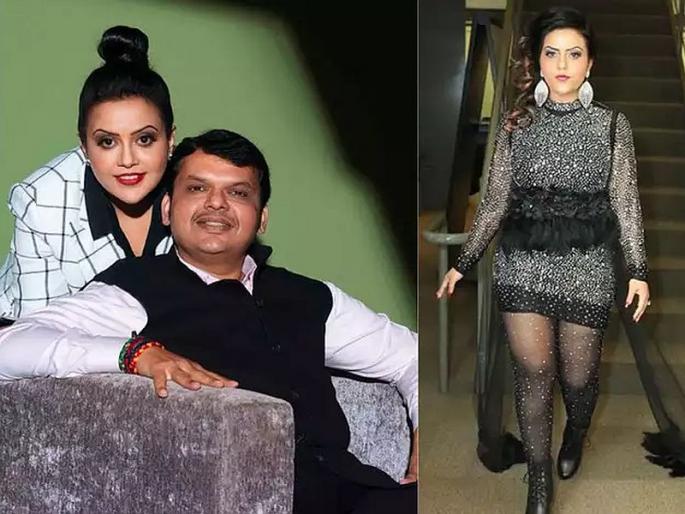 Devendra Fadnavis wife Amruta fadnavis furious at nawab malik said wants to save his black money | "बिगडे नवाब..."; यांना जावई अन् काळी कमाई वाचवायची आहे! अमृता फडणवीस मलिकांवर भडकल्या