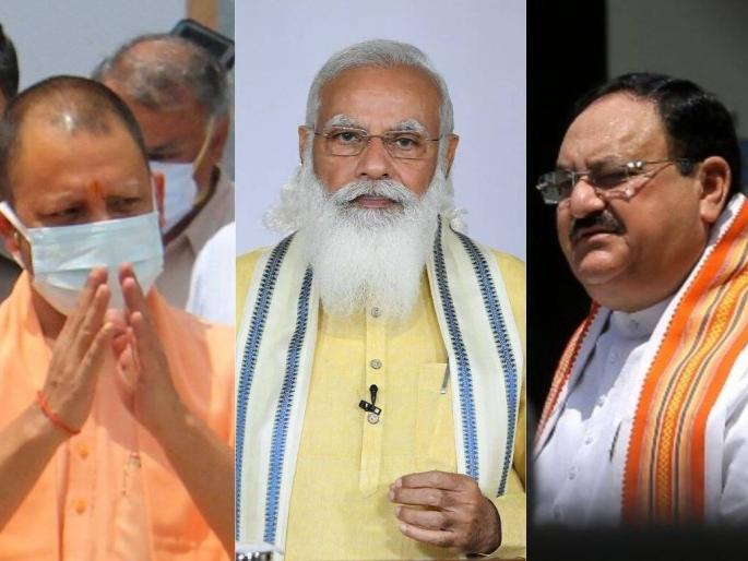 Bjp puts to rest speculation in Uttar pradesh yogi adityanath to stay | योगीच राहणार...! भाजपकडून चर्चांना पूर्णविराम; सांगितलं- बैठकांमागचं नेमकं कारण