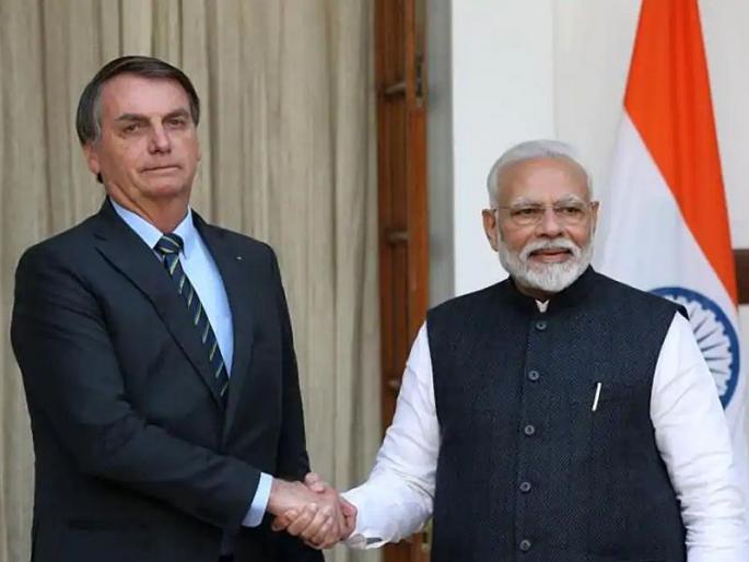 Brazil President bolsonaro compare pm modi to lord hanuman sna | coronavirus : ब्राझीलच्या राष्ट्रपतींनी थेट बजरंगबली हनुमानाशी केली मोदींची तुलना, म्हणाले... Brazil President bolsonaro compare pm modi to lord hanuman sna | coronavirus : ब्राझीलच्या राष्ट्रपतींनी थेट बजरंगबली हनुमानाशी केली मोदींची तुलना, म्हणाले...