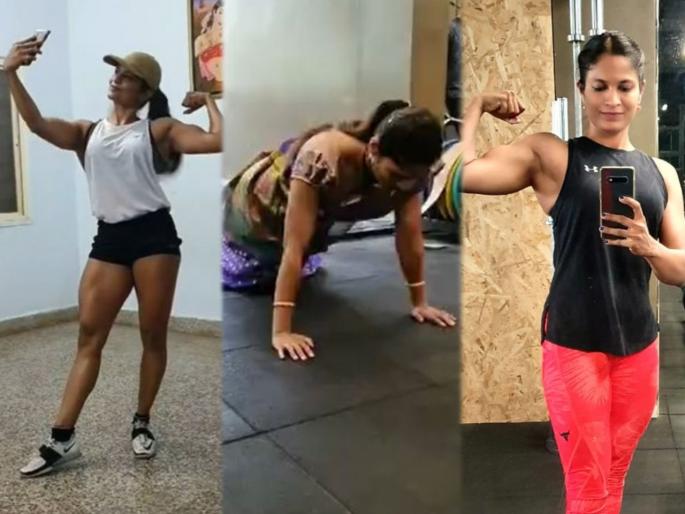 Pune 37 year old doctor sharvari inamdar does push ups deadlift and incline bench press in saree | मराठमोळी 'बाहुबली'! 37 व्या वर्षीही जबरदस्त फिटनेस; साडी नेसूनही करतात वर्कआउट, पाहा Video Pune 37 year old doctor sharvari inamdar does push ups deadlift and incline bench press in saree | मराठमोळी 'बाहुबली'! 37 व्या वर्षीही जबरदस्त फिटनेस; साडी नेसूनही करतात वर्कआउट, पाहा Video