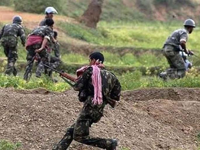 Clashes between police and Naxalites Five Naxals bathed in Gadchiroli | गडचिरोलीतील जंगलात पाच नक्षल्यांना कंठस्नान; दोन पुरुष, तीन महिलांचा समावेश