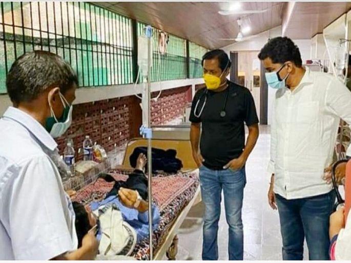 Gas leakage in the Anshul Specialty Molecule Ltd. company; Trouble to three | अंशुल स्पेशालिटी मॉलिक्यूल लि. कंपनीत वायुगळती; तिघांना त्रास, एक गंभीर Gas leakage in the Anshul Specialty Molecule Ltd. company; Trouble to three | अंशुल स्पेशालिटी मॉलिक्यूल लि. कंपनीत वायुगळती; तिघांना त्रास, एक गंभीर