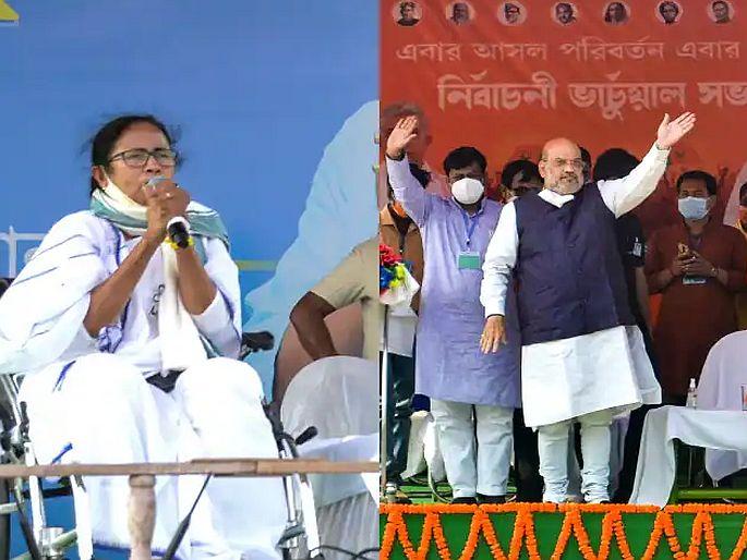 bengal election permission for roadshow cancelled says election commission of india | CoronaVirus : पश्चिम बंगालमध्ये निवडणूक आयोगानं घातली रोड शोवर बंदी, सभांसाठीही असेल लोकांची मर्यादा bengal election permission for roadshow cancelled says election commission of india | CoronaVirus : पश्चिम बंगालमध्ये निवडणूक आयोगानं घातली रोड शोवर बंदी, सभांसाठीही असेल लोकांची मर्यादा