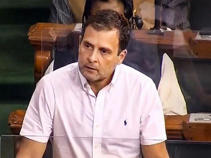 BJP leader Mukhtar Abbas Naqvi and other targeted Rahul Gandhi comment over agreement with china | राहुल गांधींच्या 'त्या' वक्तव्यावर सरकारचा पलटवार; केंद्रीय मंत्री म्हणाले 'कुंदबुद्धी' पप्पू BJP leader Mukhtar Abbas Naqvi and other targeted Rahul Gandhi comment over agreement with china | राहुल गांधींच्या 'त्या' वक्तव्यावर सरकारचा पलटवार; केंद्रीय मंत्री म्हणाले 'कुंदबुद्धी' पप्पू