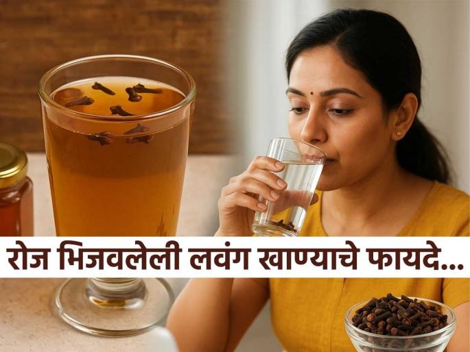 Soaked cloves benefits : Health benefits of soaked cloves | भिजवलेली लवंग खाण्याचे फायदे वाचून व्हाल अवाक्, अनेक आजारांपासून मिळेल सुटका Soaked cloves benefits : Health benefits of soaked cloves | भिजवलेली लवंग खाण्याचे फायदे वाचून व्हाल अवाक्, अनेक आजारांपासून मिळेल सुटका