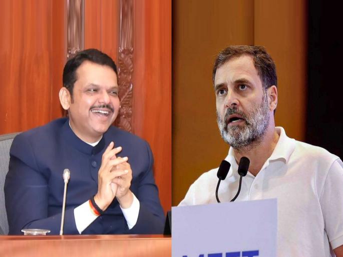 cm devendra fadnavis replied about vote rigging allegations and said rahul gandhi is a serial liar | “राहुल गांधी हे सीरियल लायर, हायड्रोजनचं सोडा, लवंगी फटाकाही फोडू शकले नाहीत”: CM फडणवीस