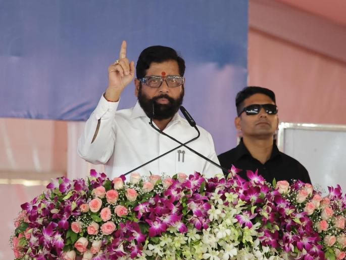 cm eknath shinde slams maha vikas aghadi in thane rally | दुर्गादेवी विरोधकांचा राजकीय संहार करेल; मुख्यमंत्री एकनाथ शिंदे यांची मविआवर टीका cm eknath shinde slams maha vikas aghadi in thane rally | दुर्गादेवी विरोधकांचा राजकीय संहार करेल; मुख्यमंत्री एकनाथ शिंदे यांची मविआवर टीका