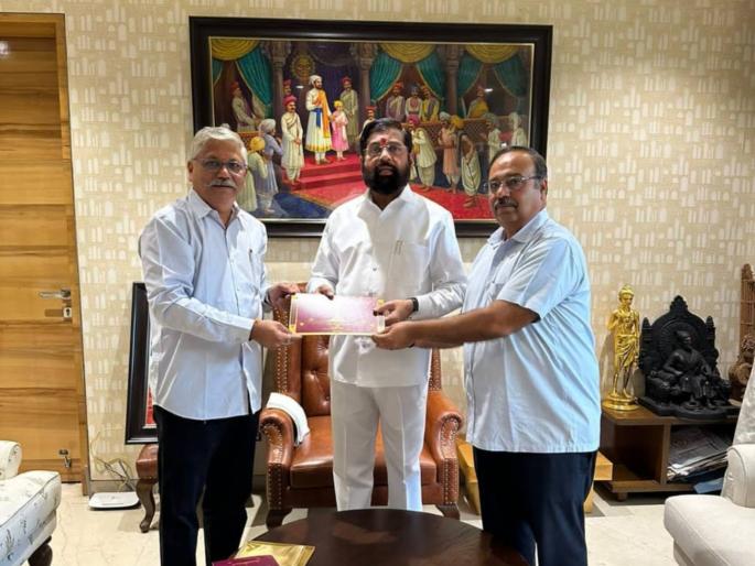 cm eknath shinde has received an invitation for the dedication ceremony of shri ram temple in ayodhya | अयोध्येतील श्रीराम मंदिर प्राणप्रतिष्ठा सोहळ्याचे निमंत्रण मुख्यमंत्री एकनाथ शिंदे यांना मिळाले cm eknath shinde has received an invitation for the dedication ceremony of shri ram temple in ayodhya | अयोध्येतील श्रीराम मंदिर प्राणप्रतिष्ठा सोहळ्याचे निमंत्रण मुख्यमंत्री एकनाथ शिंदे यांना मिळाले