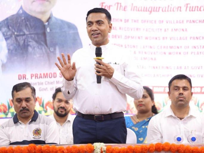 arrest those who throw garbage on the road said cm pramod sawant | रस्त्यावर कचरा टाकणाऱ्यांना अटक करा: मुख्यमंत्री; आमोणा येथे विकासकामांचा शुभारंभ arrest those who throw garbage on the road said cm pramod sawant | रस्त्यावर कचरा टाकणाऱ्यांना अटक करा: मुख्यमंत्री; आमोणा येथे विकासकामांचा शुभारंभ