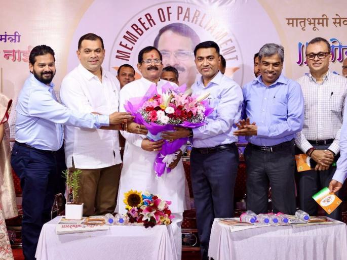 swami title given to shripad naik by cm pramod sawant | मुख्यमंत्री सावंत यांच्याकडून श्रीपादभाऊंना 'स्वामी' पदवी