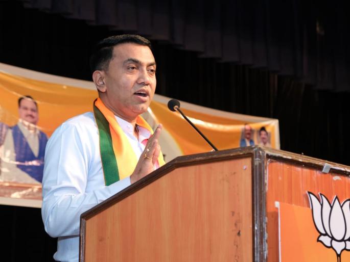 cm pramod sawant instructions to bjp workers to create awareness about majhe ghar scheme across the goa state | 'माझे घर'ची राज्यभर जागृती मुख्यमंत्र्यांची भाजप कार्यकर्त्यांना सूचना cm pramod sawant instructions to bjp workers to create awareness about majhe ghar scheme across the goa state | 'माझे घर'ची राज्यभर जागृती मुख्यमंत्र्यांची भाजप कार्यकर्त्यांना सूचना