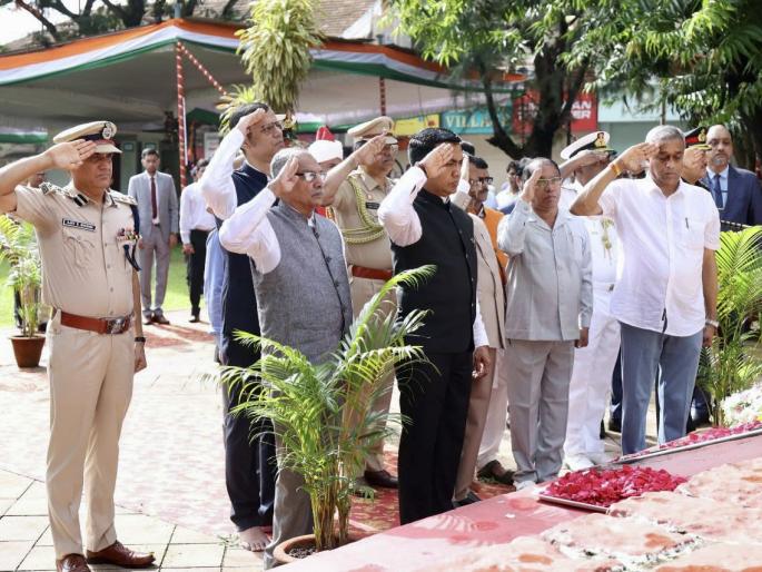 ram manohar lohia dream seems to be coming true said cm pramod sawant on goa revolution day in panaji | लोहियांची स्वप्नपूर्ती होताना दिसते; पणजीतील क्रांतिदिनी मुख्यमंत्री सावंत यांचे प्रतिपादन ram manohar lohia dream seems to be coming true said cm pramod sawant on goa revolution day in panaji | लोहियांची स्वप्नपूर्ती होताना दिसते; पणजीतील क्रांतिदिनी मुख्यमंत्री सावंत यांचे प्रतिपादन