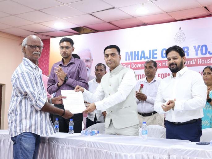 not a single house will remain illegal within a year said cm pramod sawant | वर्षभरात एकही घर बेकायदा राहणार नाही: मुख्यमंत्री प्रमोद सावंत not a single house will remain illegal within a year said cm pramod sawant | वर्षभरात एकही घर बेकायदा राहणार नाही: मुख्यमंत्री प्रमोद सावंत