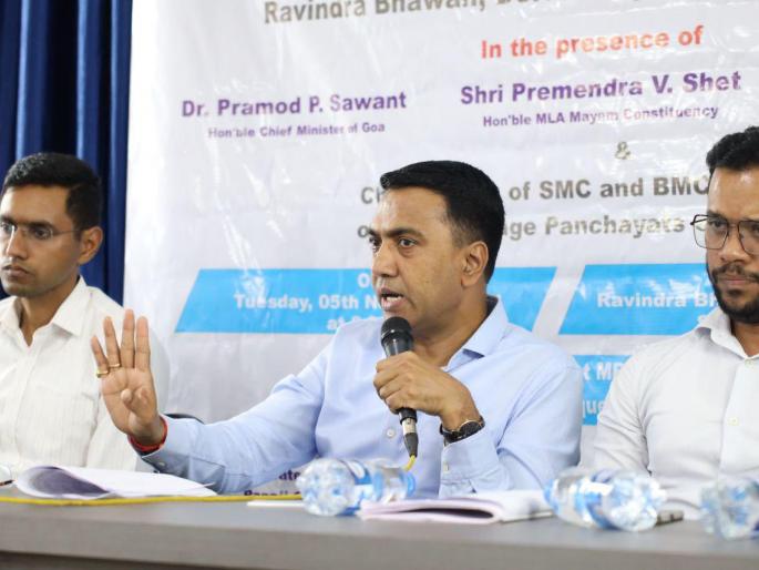 water and electricity of illegal construction will be cut off warns cm pramod sawant | बेकायदा बांधकामांचे पाणी, वीज तोडणार; मुख्यमंत्री कडाडले, अतिक्रमण करणाऱ्यांची गय नाही water and electricity of illegal construction will be cut off warns cm pramod sawant | बेकायदा बांधकामांचे पाणी, वीज तोडणार; मुख्यमंत्री कडाडले, अतिक्रमण करणाऱ्यांची गय नाही
