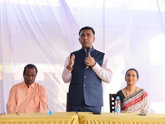 will certainly give credit to the majority said cm pramod sawant in canacona | मताधिक्क्याचे श्रेय निश्चितच देणार; काणकोणात मुख्यमंत्र्यांची ग्वाही will certainly give credit to the majority said cm pramod sawant in canacona | मताधिक्क्याचे श्रेय निश्चितच देणार; काणकोणात मुख्यमंत्र्यांची ग्वाही