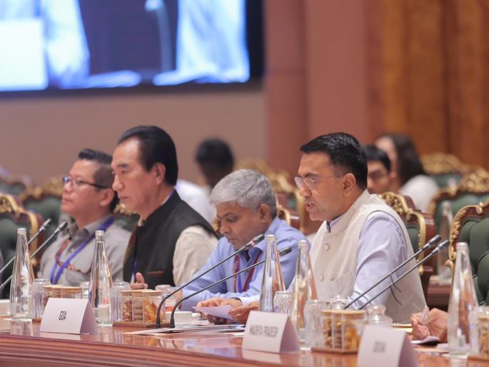 cm pramod sawant drew the attention of the union ministers to various demands in gst meeting | मुख्यमंत्र्यांनी विविध मागण्यांकडे वेधले केंद्रीय मंत्र्यांचे लक्ष; ऑनलाईन गेमिंगवरही करणार चर्चा cm pramod sawant drew the attention of the union ministers to various demands in gst meeting | मुख्यमंत्र्यांनी विविध मागण्यांकडे वेधले केंद्रीय मंत्र्यांचे लक्ष; ऑनलाईन गेमिंगवरही करणार चर्चा