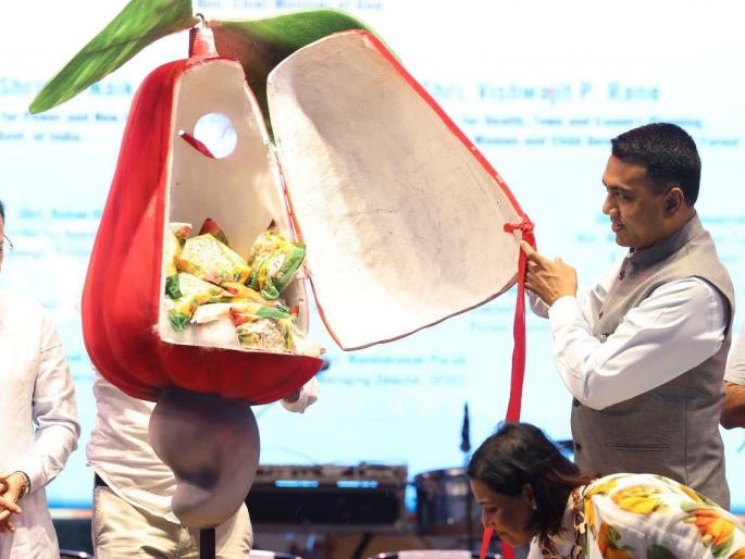 goa is the only state that give msp to cashews said cm pramod sawant | काजुला आधारभूत देणारे गोवा एकमेव: मुख्यमंत्री प्रमोद सावंत goa is the only state that give msp to cashews said cm pramod sawant | काजुला आधारभूत देणारे गोवा एकमेव: मुख्यमंत्री प्रमोद सावंत