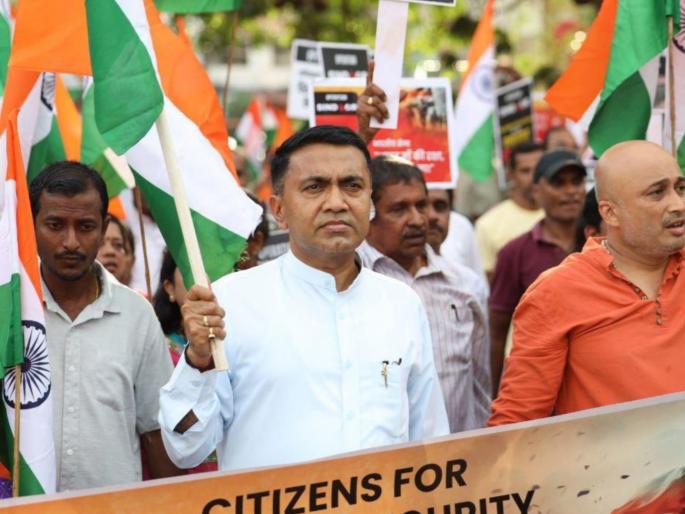 india will not remain silent until pakistan occupied kashmir is taken overs said cm pramod sawant | “पाकव्याप्त काश्मीर ताब्यात घेतल्याशिवाय भारत गप्प बसणार नाही”: मुख्यमंत्री प्रमोद सावंत india will not remain silent until pakistan occupied kashmir is taken overs said cm pramod sawant | “पाकव्याप्त काश्मीर ताब्यात घेतल्याशिवाय भारत गप्प बसणार नाही”: मुख्यमंत्री प्रमोद सावंत