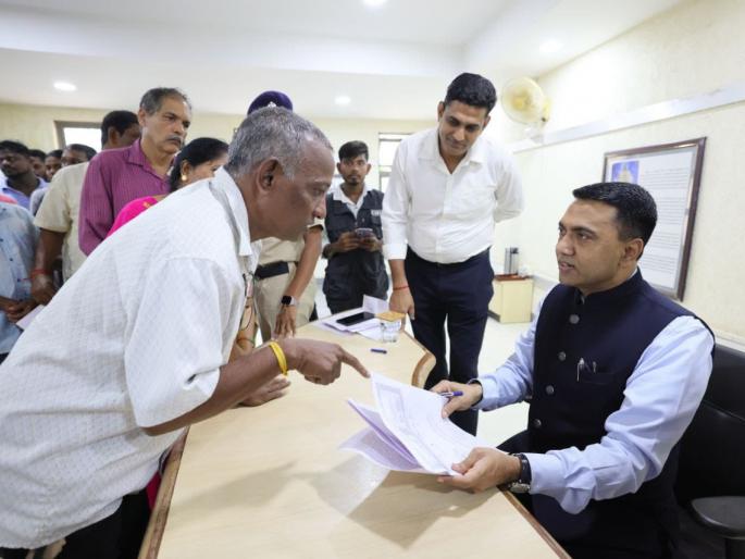 situation in the state can be understood through public contact said cm pramod sawant | लोकसंपर्कामुळे राज्यातील परिस्थिती कळून येते: मुख्यमंत्री प्रमोद सावंत situation in the state can be understood through public contact said cm pramod sawant | लोकसंपर्कामुळे राज्यातील परिस्थिती कळून येते: मुख्यमंत्री प्रमोद सावंत