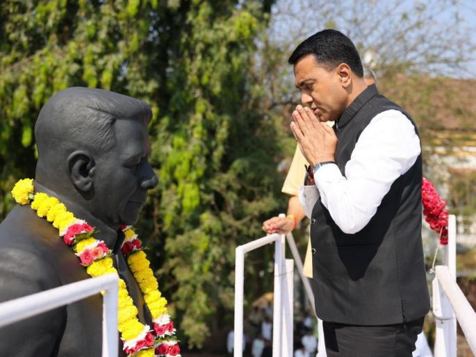 bhausaheb bandodkar laid the foundation of goa said cm pramod sawant | भाऊसाहेबांनी गोव्याचा पाया रचला: मुख्यमंत्री प्रमोद सावंत