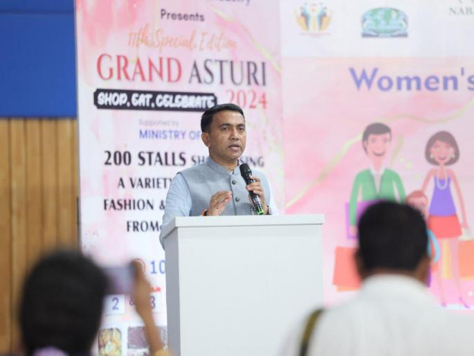 interest free loan to one lakh women in the state said cm pramod sawant | राज्यात एक लाख महिलांना व्याजमुक्त कर्ज: मुख्यमंत्री interest free loan to one lakh women in the state said cm pramod sawant | राज्यात एक लाख महिलांना व्याजमुक्त कर्ज: मुख्यमंत्री