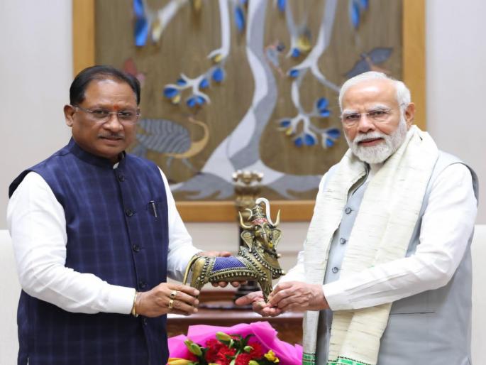 chhattisgarh cm vishnu dev meet pm narendra modi in new delhi | “बस्तर आता डिजिटल परिवर्तनासाठी ओळखले जात आहे”: मुख्यमंत्री विष्णू देव साय chhattisgarh cm vishnu dev meet pm narendra modi in new delhi | “बस्तर आता डिजिटल परिवर्तनासाठी ओळखले जात आहे”: मुख्यमंत्री विष्णू देव साय