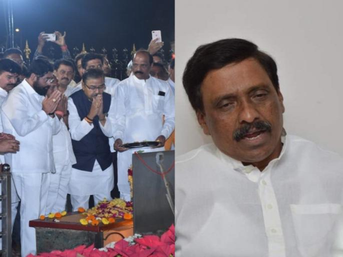 MP Vinayak Raut has targeted Chief Minister Eknath Shinde. | 'बाळासाहेब स्वर्गातून सगळं पाहताय'; विनायक राऊतांचा एकनाथ शिंदेंवर निशाणा MP Vinayak Raut has targeted Chief Minister Eknath Shinde. | 'बाळासाहेब स्वर्गातून सगळं पाहताय'; विनायक राऊतांचा एकनाथ शिंदेंवर निशाणा