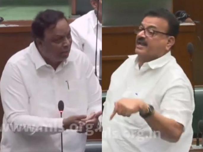 BJP MLA Ashish Shelar responded to Bhaskar Jadhav's statement in the budget session | लोकशाही तेव्हा धोक्यात आली नव्हती का?; आशिष शेलार अन् भास्कर जाधव यांच्यात जुंपली BJP MLA Ashish Shelar responded to Bhaskar Jadhav's statement in the budget session | लोकशाही तेव्हा धोक्यात आली नव्हती का?; आशिष शेलार अन् भास्कर जाधव यांच्यात जुंपली