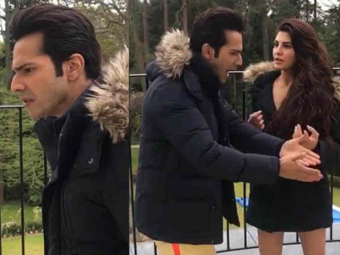 Watch Video: Jacqueline Fernandez turns 'Justin' Varadhan Varun Dhawan !! | watch Video : ​जॅकलिन फर्नांडिस झाली ‘जस्टीन’मय; भडकला वरूण धवन!!