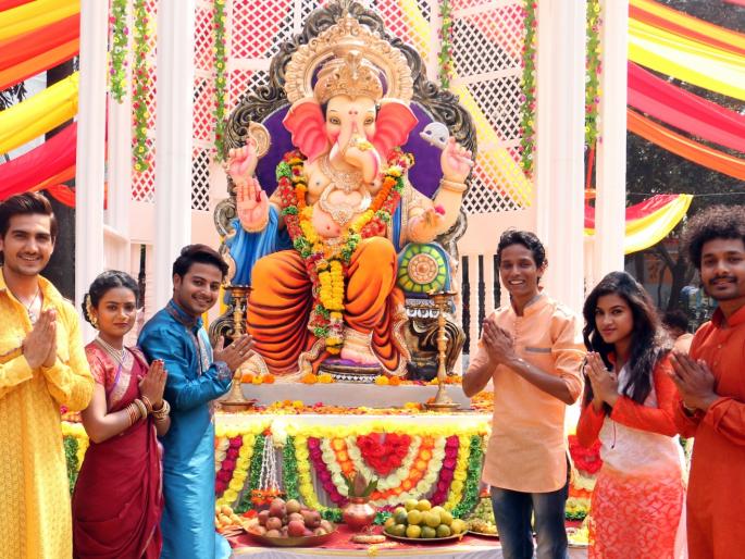 A visit by the audience to the Ganapati festival on the occasion of Ganesh Festival | ​गणेशोत्सवाच्या निमित्ताने हिरो चित्रपटातील गणपती गीत प्रेक्षकांच्या भेटीस