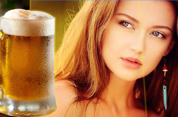 Beauty Tips: Use of "beer" to make face beautiful! | ​Beauty Tips : ​चेहरा सुंदर बनवण्यासाठी "बियर"चा असाही वापर !