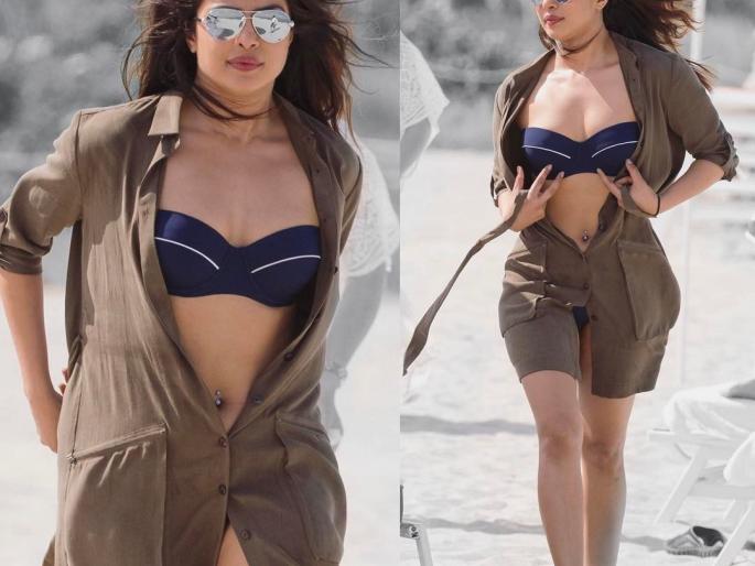 SEE HOT PIC: 'Nahake Mein Samundar Mein' ... Watch Priyanka Chopra's Bikini Avatar !! | SEE HOT PIC : ‘समंदर मे नहाके और भी’... पहा प्रियंका चोपडाचा बिकिनी अवतार!!