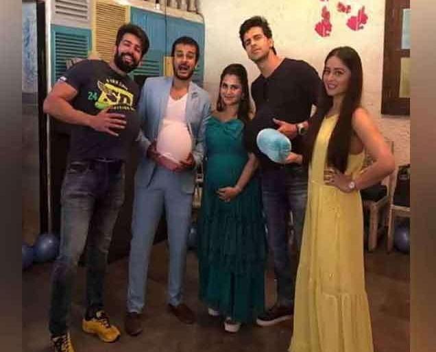 TV actor Vijay Soni shares wife shower of Pooja Baby Shower Photo | टीव्ही अभिनेता विजय सोनीने शेअर केले पत्नी पूजाचे बेबी शॉवर फोटो
