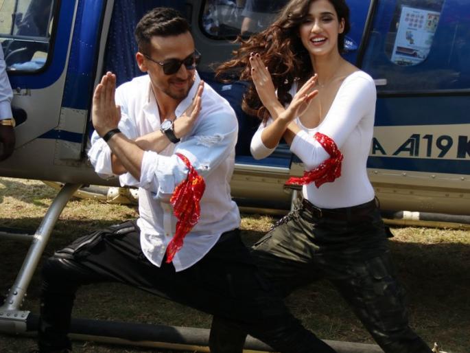 Stunning Pics: Tiger Shroff-Patna launches 'Buggy-2' trailer for action sequence launch! | Stunning Pics : टायगर श्रॉफ-दिशा पटानीने अ‍ॅक्शन अंदाजात ‘बागी-२’चा ट्रेलर केला लॉन्च!