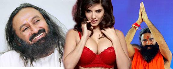 After the Sri Sri Ravi Shankar, Baba Ramdev has asked Sunny Leone to become Governor of RBI. | ​श्री श्री रविशंकर नंतर बाबा रामदेवने केली सनी लियोनीला आरबीआय गव्हर्नर बनविण्याची मागणी