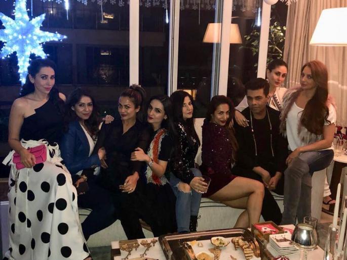 With the help of a short dress, Karan Johar photographed a photo of Malaika Arrow | शॉर्ट ड्रेस घालून करण जोहरसोबत फोटो काढणाºया मलाइका अरोरावर युजर्सनी साधला निशाणा !! With the help of a short dress, Karan Johar photographed a photo of Malaika Arrow | शॉर्ट ड्रेस घालून करण जोहरसोबत फोटो काढणाºया मलाइका अरोरावर युजर्सनी साधला निशाणा !!