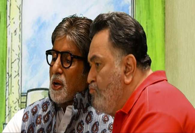 Amitabh Bachchan and Rishi Kapoor's Pout Selfie Video Viral! | अमिताभ बच्चन आणि ऋषी कपूर यांचा पाउट सेल्फी व्हिडीओ होतोय व्हायरल ! Amitabh Bachchan and Rishi Kapoor's Pout Selfie Video Viral! | अमिताभ बच्चन आणि ऋषी कपूर यांचा पाउट सेल्फी व्हिडीओ होतोय व्हायरल !