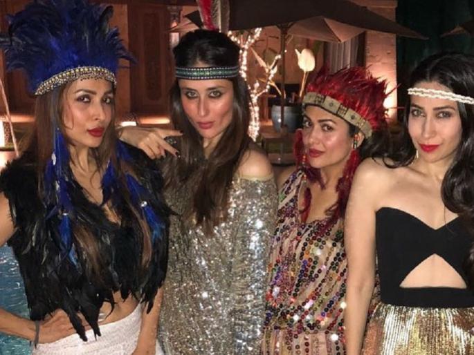Amrita Arora 'ADULT' cake cut off at Birthday Party! Angry people !! | अमृता अरोराच्या बर्थ डे पार्टीत कापला गेला ‘ADULT’ केक! संतापले लोक!!