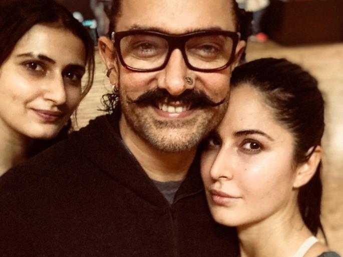 Katrina Kaif shares photo with Aamir Khan! People have fun !! | आमिर खान सोबतचा ‘हा’ फोटो शेअर करून फसली कॅटरिना कैफ ! लोकांनी घेतली मजा!! Katrina Kaif shares photo with Aamir Khan! People have fun !! | आमिर खान सोबतचा ‘हा’ फोटो शेअर करून फसली कॅटरिना कैफ ! लोकांनी घेतली मजा!!