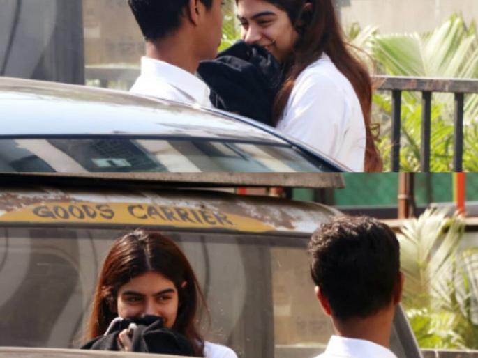 SEE PICS: Happily Kapoor hugged this "Mystery Boy"! | SEE PICS : ​‘या’ ‘मिस्ट्री बॉय’ला भररस्त्यात मिठी मारताना दिसली खुशी कपूर!