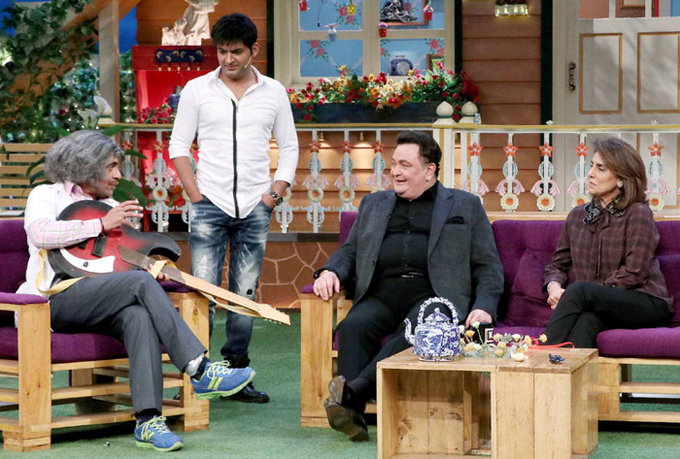 KAPIL SHARA SHOW came in with Rishi Kapoor and Neetu Singh | kapil sharma showमध्ये आले ऋषी कपूर आणि नीतू सिंग