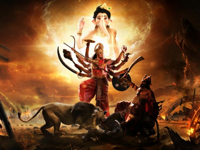 Akanksha Puri, who played the role of Parvati in the series of 'Vihanaharta Ganesh', had to take a hard work for this. | ​विघ्नहर्ता गणेश या मालिकेतील पार्वतीची भूमिका साकारणाऱ्या आकांक्षा पुरीला या एका दृश्यासाठी घ्यावी लागली मेहनत