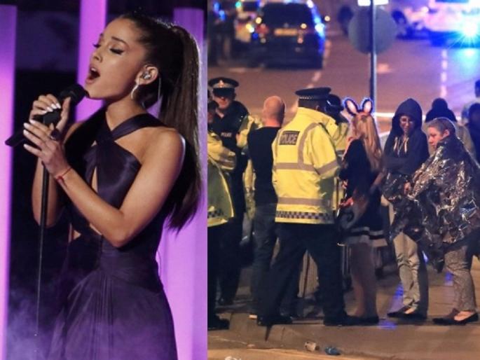 video: Terrorist attack in the popstar Ariana Grande concert; 20 killed, 50 injured | video : ​पॉपस्टार अरियाना ग्रांडेच्या कॉन्सर्टमध्ये दहशतवादी हल्ला; २० ठार, ५० जखमी